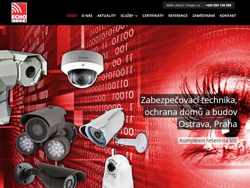 zabezpečovací technika - ochrana domů a budov. alarmy, ezs, eps.
