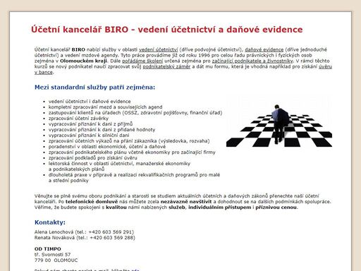 biro - účetní kancelář