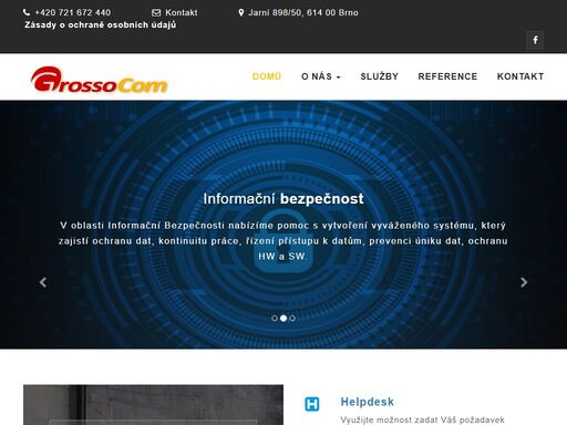 řešení bezpečnosti it, komplexní řešení v oblasti dodávek it infrastruktury, šifrování a ochrany dat, podpora formou externí správy it infrastruktury