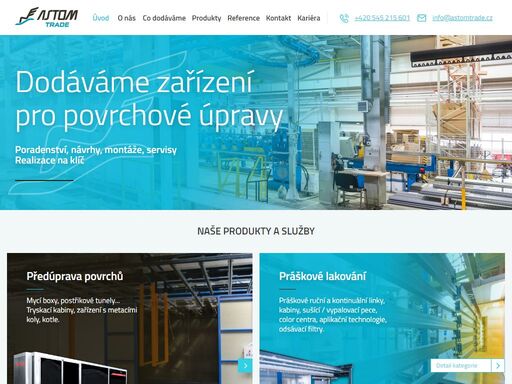 astom trade – technologie pro povrchové úpravy a lakování s individuálním přístupem a rychlým záručním servisem.