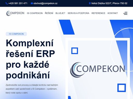 is compekon. představuje erp (enterprise resource planing) řešení pokrývající všechny důležité oblasti vzniku, zpracování a vyhodnocení podnikových informací.