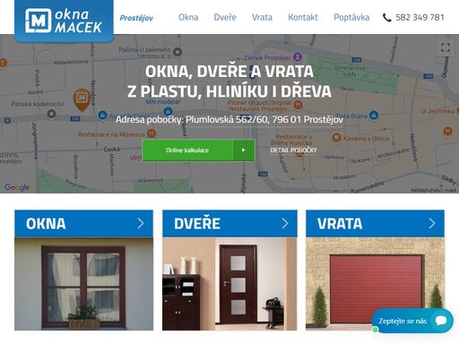 prodej kvalitních oken, dveří a garážových vrat na pobočce prostějov. ? neváhejte a navštivte nás pro informace a cenovou nabídku! 