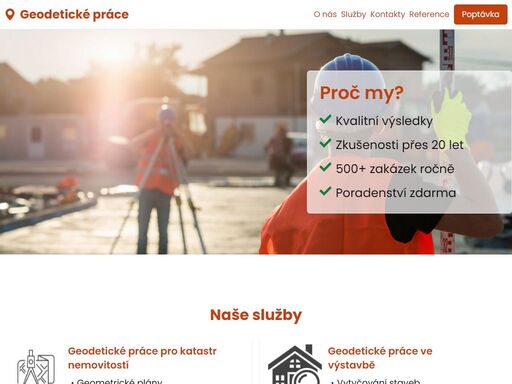 geodetické práce pro trutnov, vrchlabí, krkonoše, dvůr králové nad labem, nová paka, jilemnice.