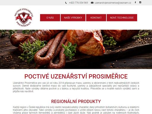 řeznictví a uzenářství v prosiměřicích pro vás již od roku 2014 připravuje kvalitní uzeniny, maso a občerstvení z těch nejkvalitnějších regionálních surovin!