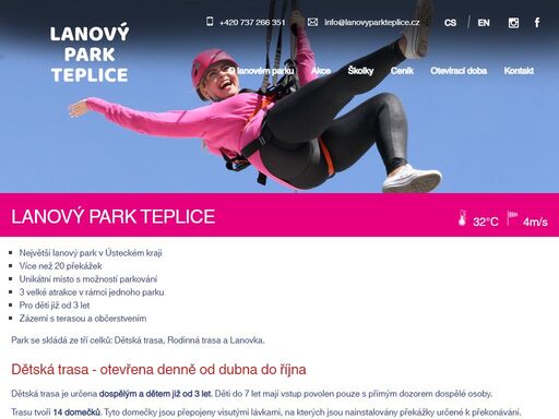 lanový park teplice - 