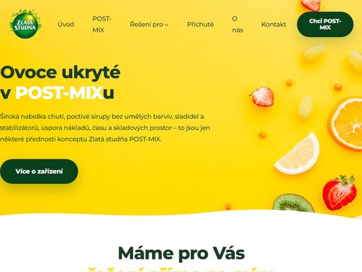 post-mix zlatá studňa je ideální řešení pro business. je možné ho umístit do restaurací, jídelen, vývařoven, ale i barů, jako součást hotelové snídaňové nabídky i jako doplněk sortimentu do bufetů.