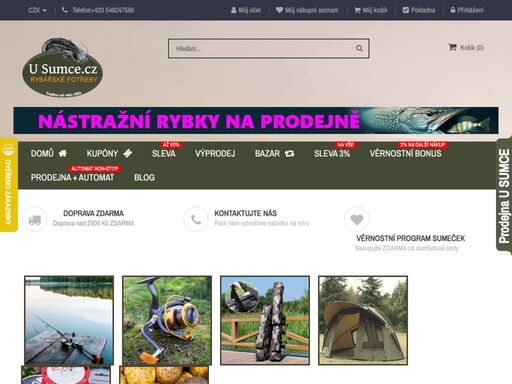 rybářské potřeby u sumce, brno - kotlářská 10, non-stop automat na živou nástrahu. autorizovaný prodejce sportex a servisní středisko sportex. veškeré vybavení pro rybáře a kompletní sortiment rybářských potřeby skladem.