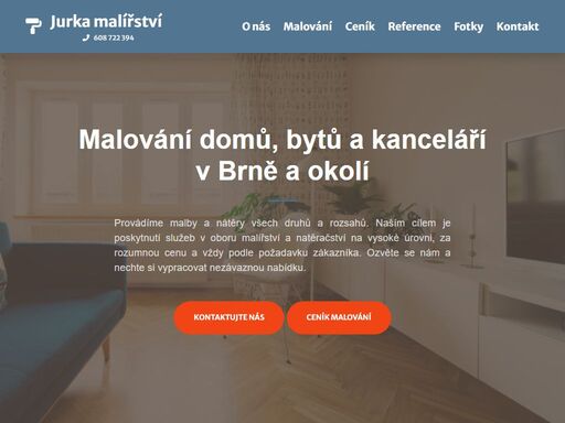 nechte si vymalovat byt či kancelář v brně od malířství jurka. malování pokojů v brně levně a kvalitně.