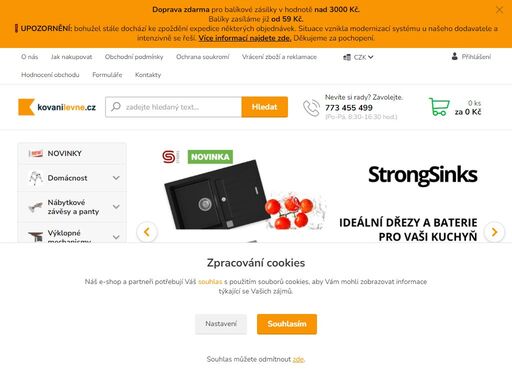 internetový prodej potřeb pro truhláře i domácí kutily. široká nabídka kuchyňských dřezů a baterií, úchytek na nábytek, pracovních a lamino desek, nábytkové kování všeho druhu. nakupujte kvalitu za přijatelné ceny s rychlým dodáním.