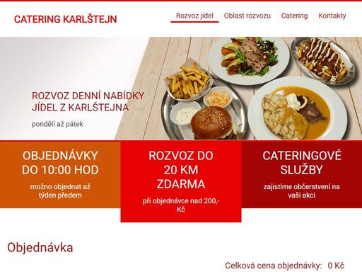 denní nabídka hotových jídel, rozvoz do 20ti km zdarma 