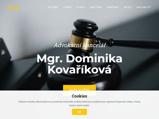 advokátní kancelář mgr. dominiky kovaříkové