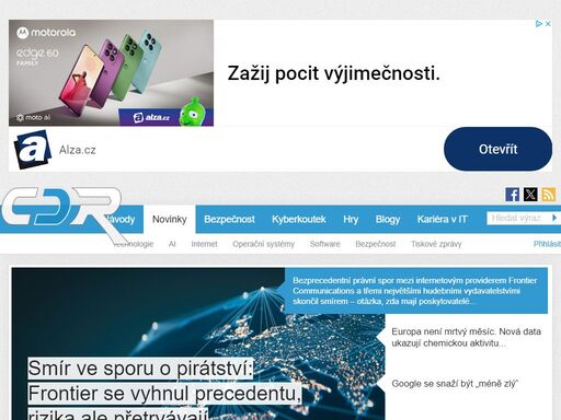 horké novinky a recenze ze světa spotřební elektroniky a počítačových her. přečtěte si pravidelně publikované články, blogy o tom, co právě teď letí v it světě!