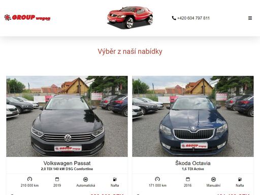 dovoz vozidel se zárukou, odtahová služba, znalecké posudky vozidel, leasing a úvěr vozidel na počkání, protiúčet a výkup vozidel