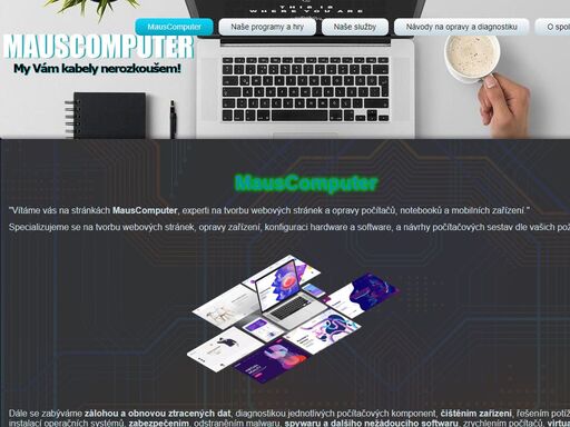 mauscomputer – opravy počítačů, html programování, it služby
