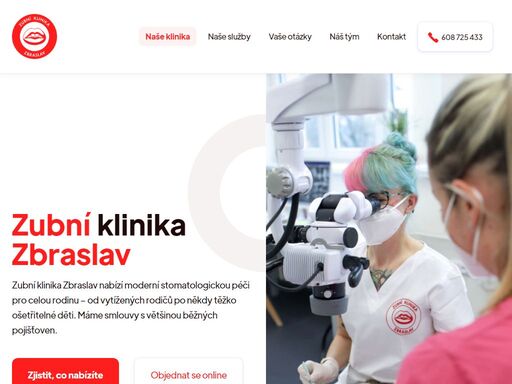 zubní klinika zbraslav nabízí moderní stomatologickou péči pro celou vaši rodinu – od vytížených rodičů po někdy těžko ošetřitelné děti.