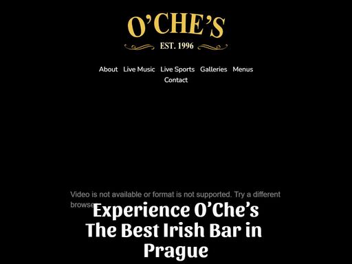 discover the best irish bar in prague at o’che’s! enjoy live sports, great 
drinks, irish pub cuisine, and a warm, friendly atmosphere in the heart of 
the city.