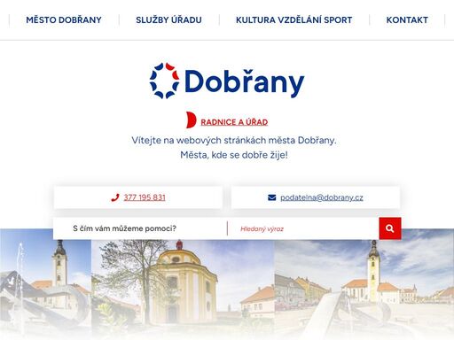 oficiální stránky města dobřany