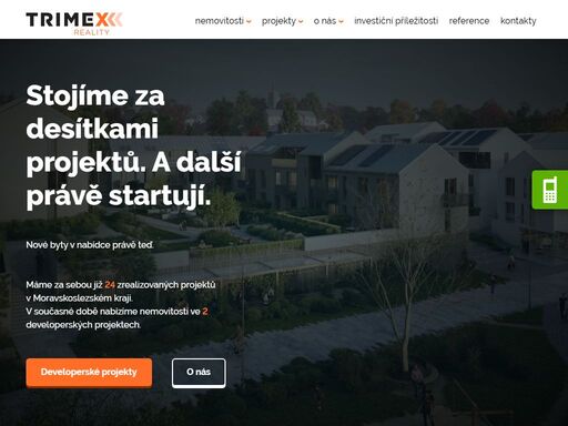 trimex reality - specialista na developerské projekty