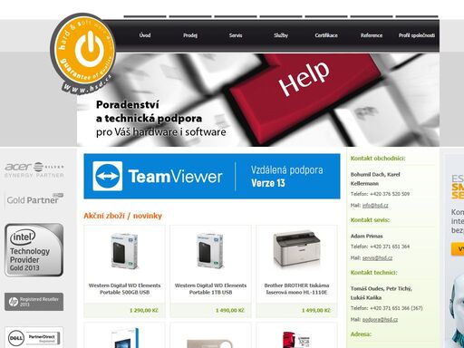 jsme firma zabývající se prodejem software a hardware. pokystujeme komplexní služby v it.