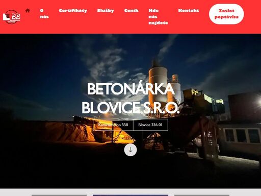 firma betonárka blovice
