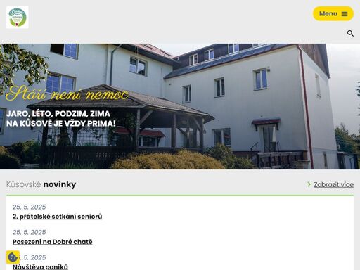 domov pro seniory stachy - kůsov nabízí ubytování, stravování a sociální služby pro seniory. 
přijďte k nám prožít důstojné stáří uprostřed krásné šumavské přírody v obklopení přátelského a srdečného personálu.