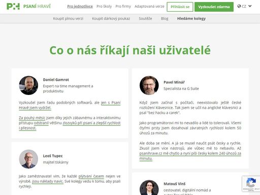 www.psanihrave.cz
