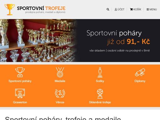 www.sportovnitrofeje.cz