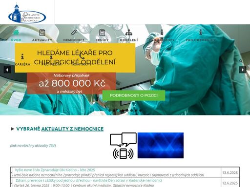 volejte nonstop na 312 606 111. nemocnice plní nadregionální funkci a nabízí více než 600 lůžek, a to pro standardní i intenzivní péči.
