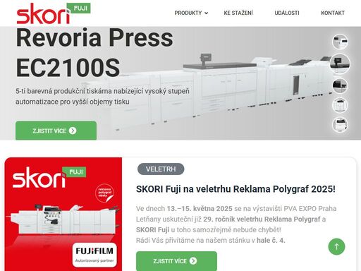 kliknutím sem se dozvíte více o tiskových strojích revoria press pc1120, ec2100s, sc285s, revoria press e1 series a apeospro c series a jejich neuvěřitelné všestrannosti v oblasti médií a povrchových úprav.