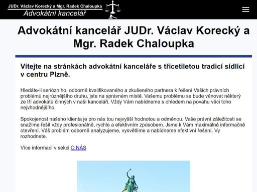 advokátní kancelář judr. václav korecký a mgr. radek chaloupka