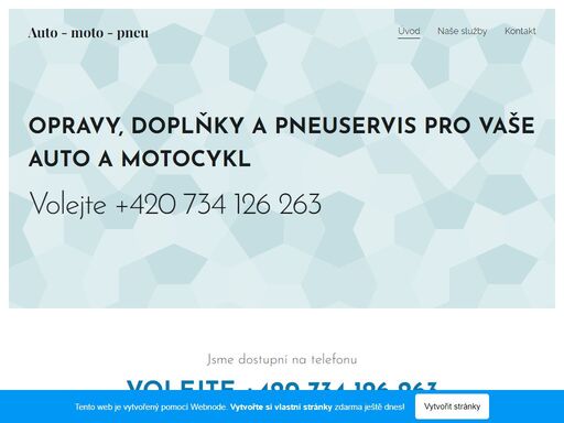 jsme dostupní na telefonu