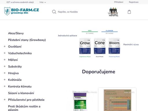 hnojiva od holandských producentů, včetně bio hnojiv s certifikací. věnujeme se nejnovějším trendům v indoor pěstování. led osvětlení pro náročné rostliny.