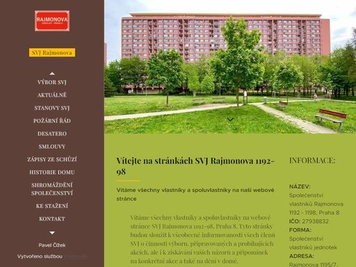 vítejte na stránkách svj rajmonova 1192-98