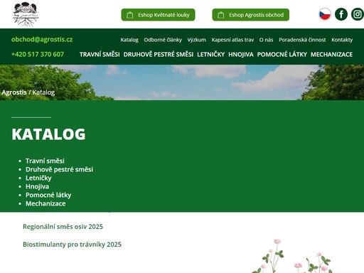 tvoříme travní směsi, květnaté louky a regionální osivo. ?