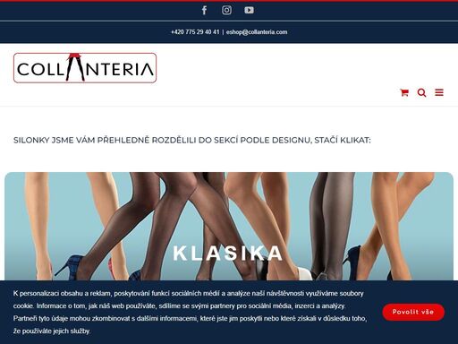 červená středa - silonek je třeba!
největší slevy v naší historii končí 31. ledna!    
přehledně rozděleno podle designu, stačí kliknout:    
silonky jsme vám přehledně rozdělili do sekcí podle designu, stačí klikat:
