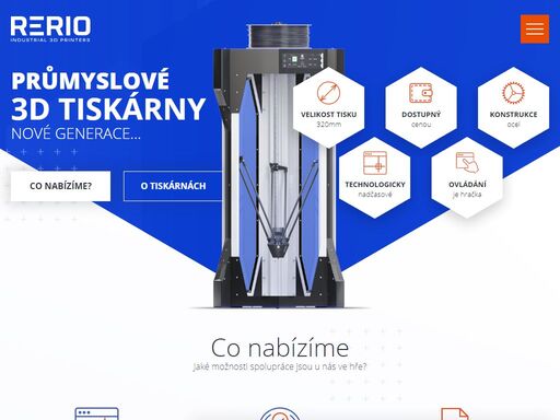 nabízíme technologicky nadčasové a cenově dostupné 3d průmyslové tiskárny nové generace