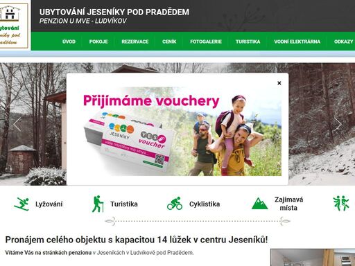 ubytování jeseníky pod pradědem