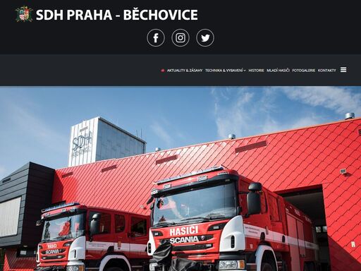 oficální webové stránky sdh praha - běchovice.