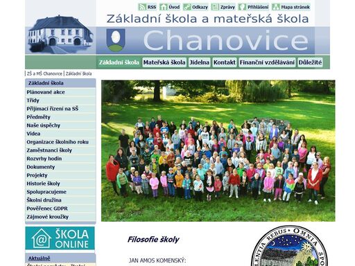 základní skola a mateřská škola v chanovicích.
chanovice jsou obcí s bohatou historií.
