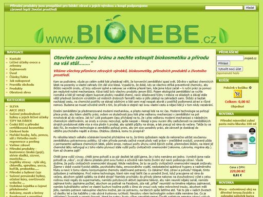 www.bionebe.cz