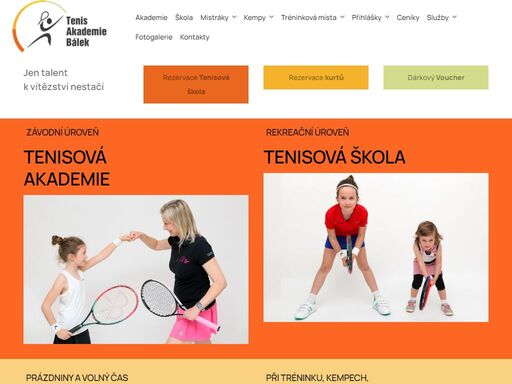 www.tenisakademiebalek.cz