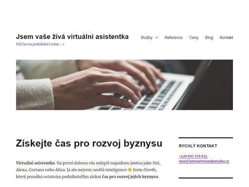 www.internetovasekretarka.cz