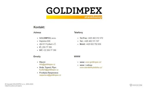 www.goldimpex.cz