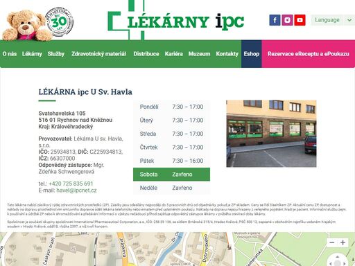 lékárny ipc – tradiční české lékárny. vše začalo sametovou revolucí a spuštěním postupné privatizace státních lékáren v naší zemi.