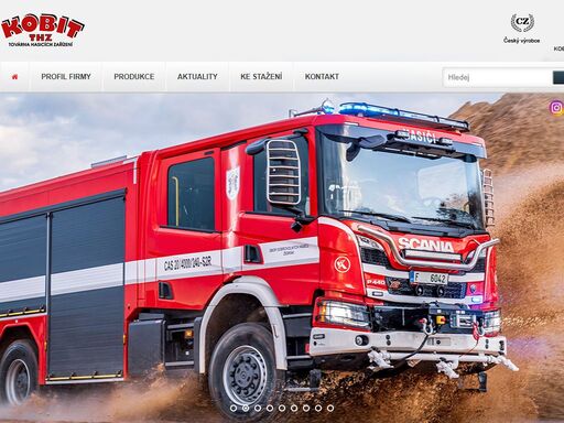 jsme tradiční česká firma zabývající se výrobou hasičské techniky. hasičskou techniku vyrábíme zákazníkovi na míru dle požadovaných parametrů.