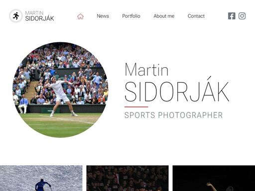i have been a professional photographer for 35 years. i mostly photograph sports, mainly tennis, skiing, swimming, but also athletics and football.