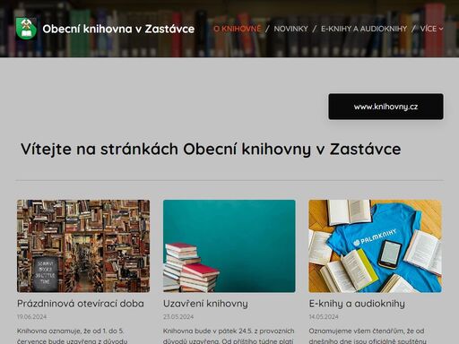 vítejte na stránkách obecní knihovny v zastávce