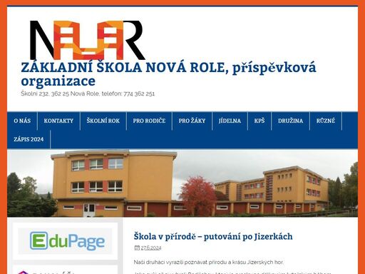 www.zsnovarole.cz