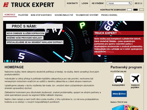 truck expert – komplexní nabídka služeb pro správu vozového parku.