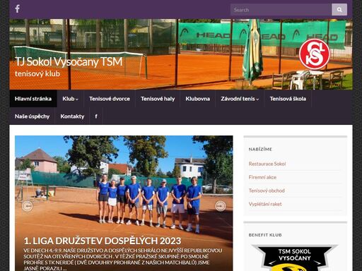 www.tenisvysocany.cz